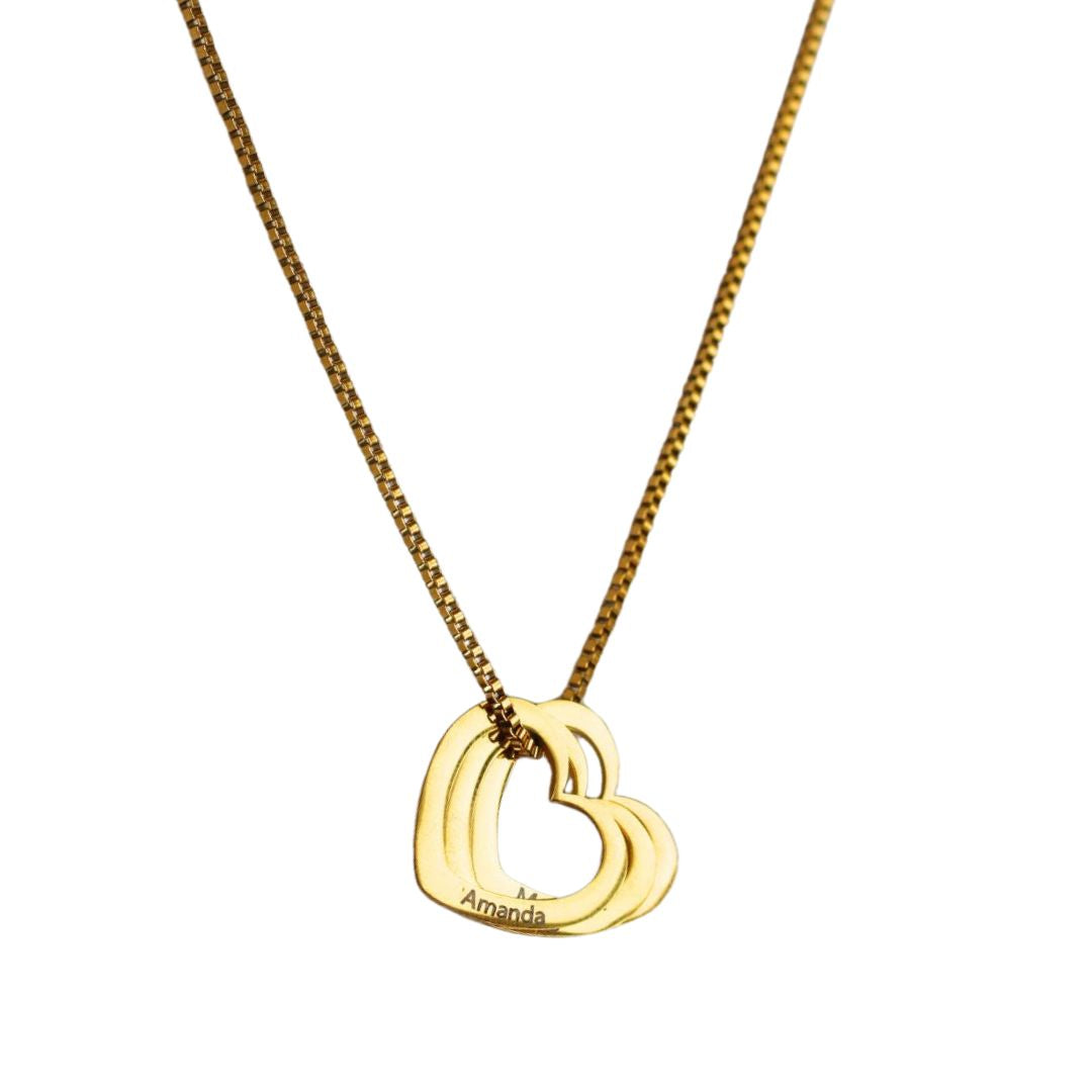 Collar corazón de mamá - Personalizable