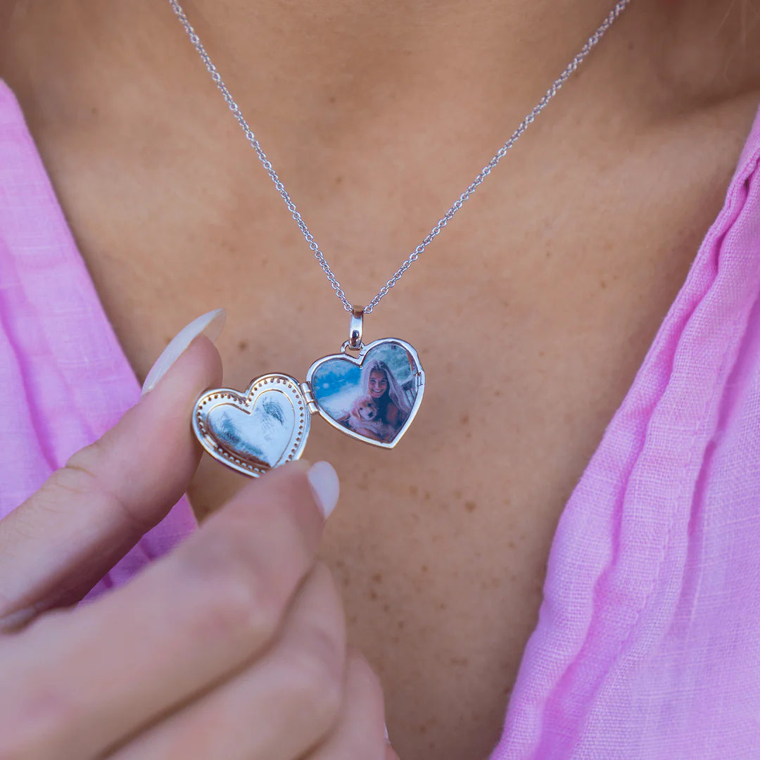 Collar Medallón Corazón Personalizado