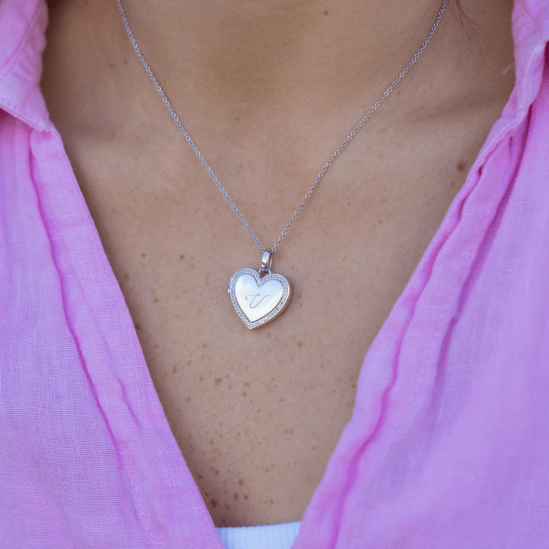 Collar Medallón Corazón Personalizado