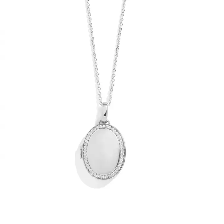 Collar Medallón Oval Personalizado