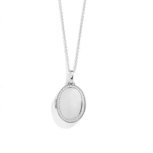 Collar Medallón Oval Personalizado