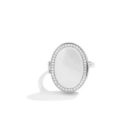 Anillo Medallón Oval Personalizado